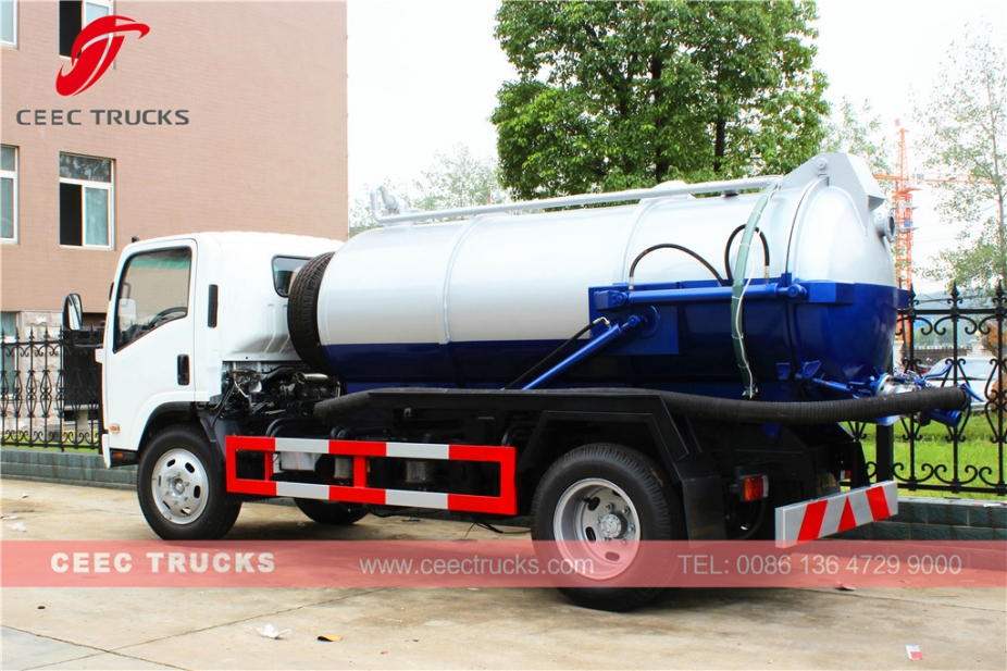 Truk pengosongan Cesspit ISUZU 8.000L