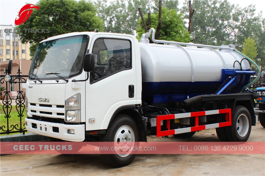 Truk pengosongan Cesspit ISUZU 8.000L