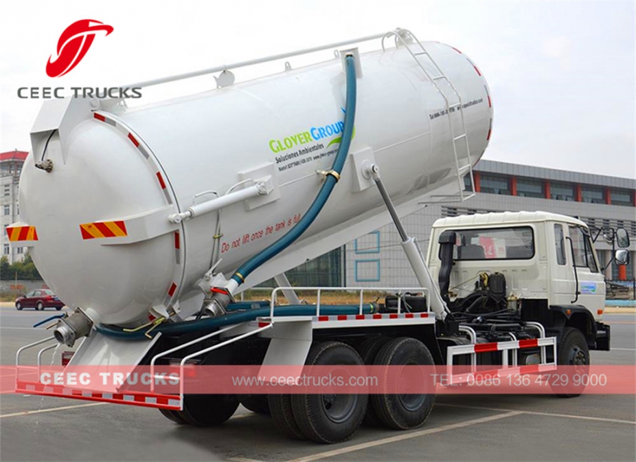 Truk tangki hisap limbah Dongfeng 16CBM