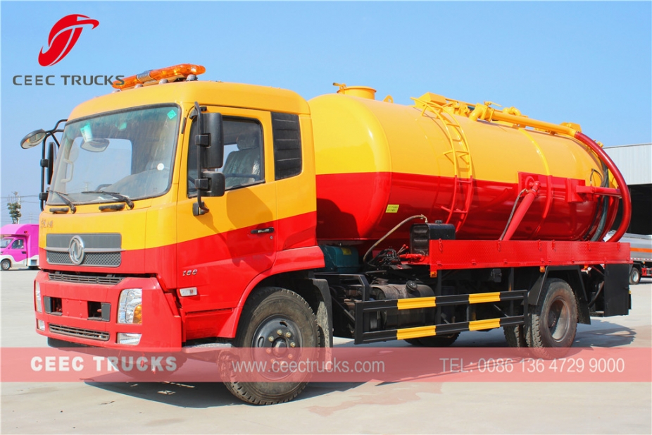 Dongfeng 10,000L Cesspit lebih kosong