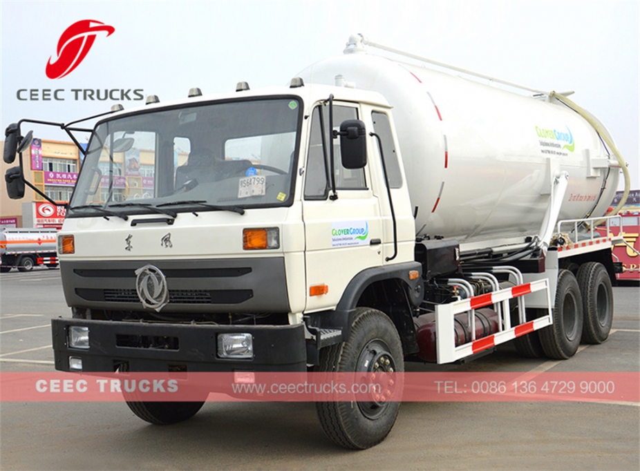 Truk tangki hisap limbah Dongfeng 16CBM