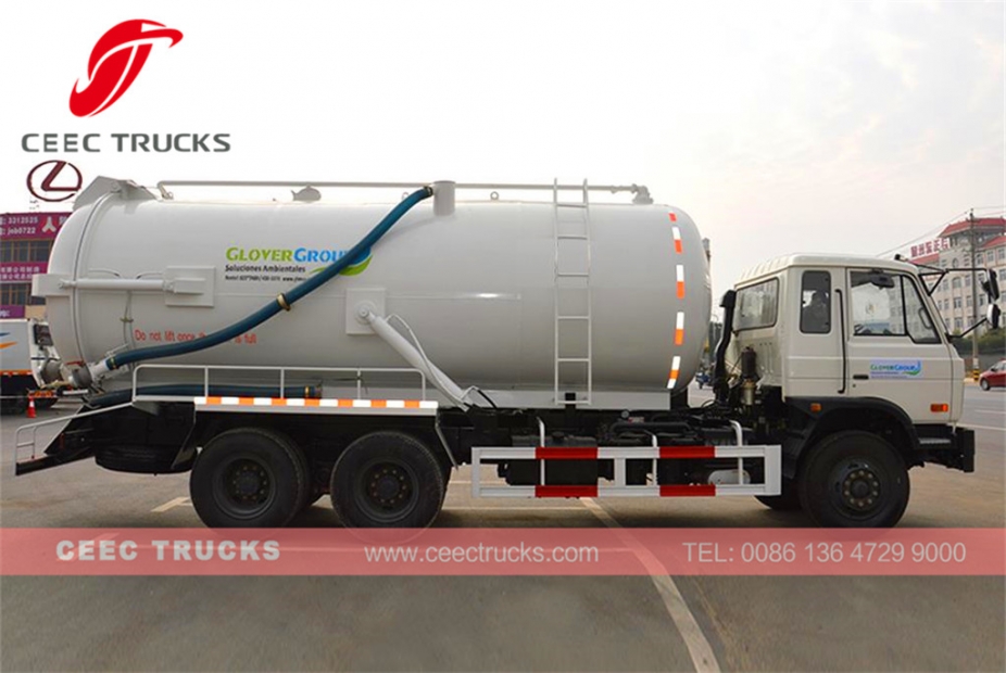 Truk tangki hisap limbah Dongfeng 16CBM