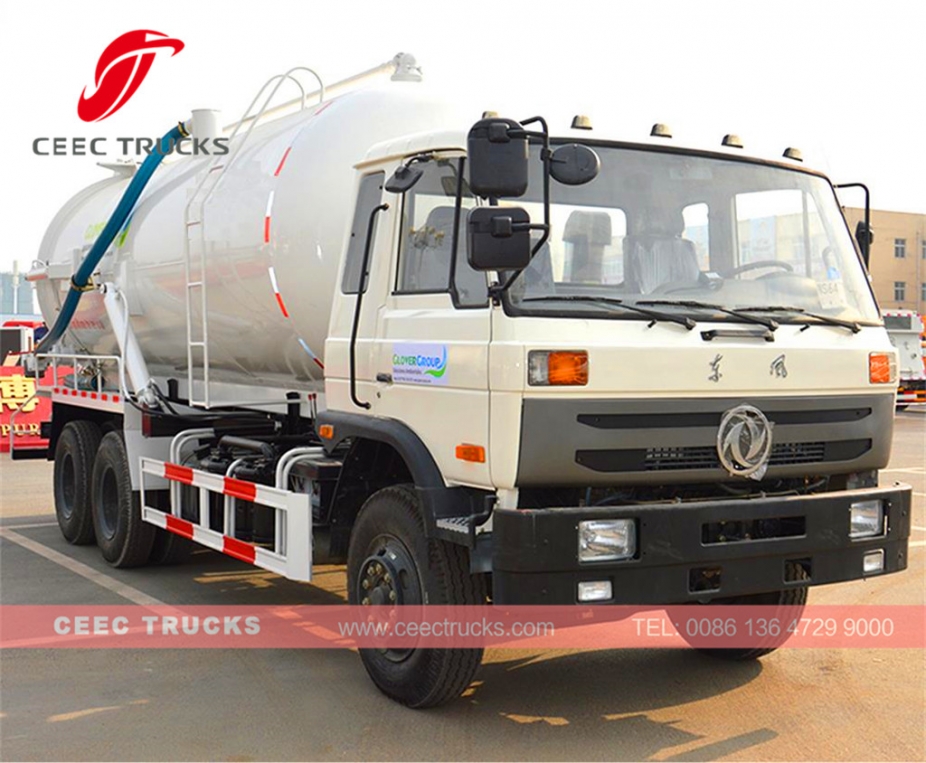 Truk tangki hisap limbah Dongfeng 16CBM