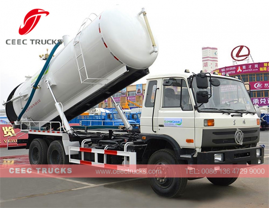 Truk tangki hisap limbah Dongfeng 16CBM