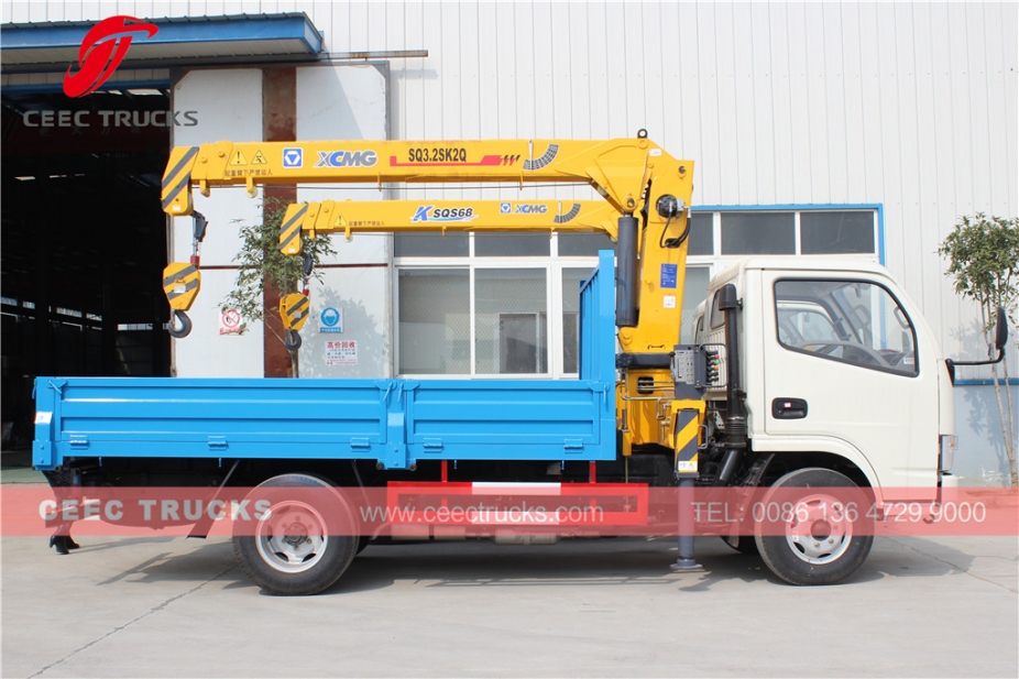 DONGFENG 3.2T truck mounted boom crane