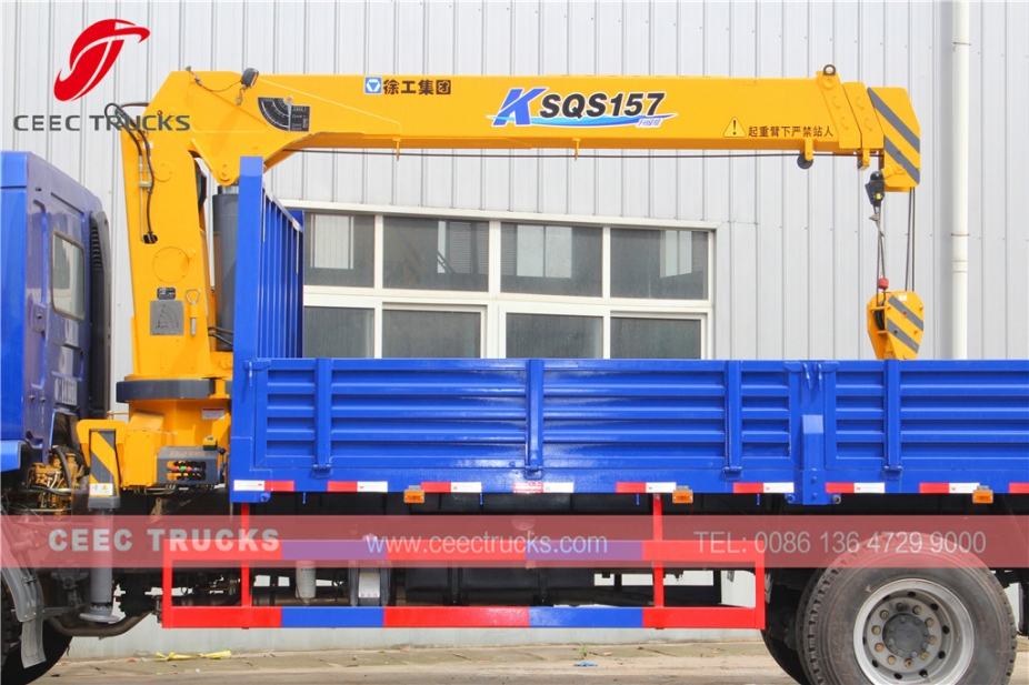 DONGFENG 6.3T boom crane trucks for sale