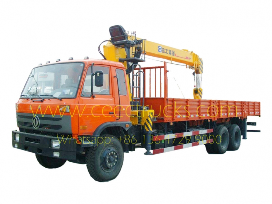 Telescopic 14T mounted boom crane trucks