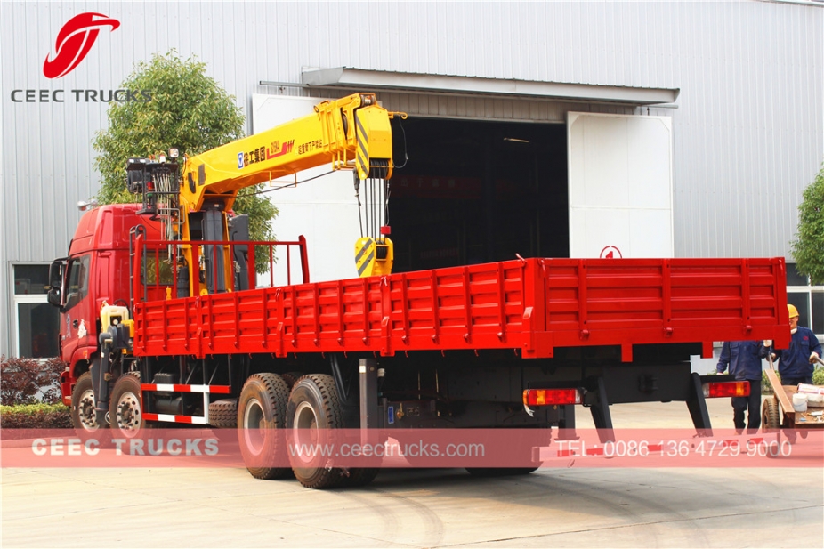 FOTON 16T mobile boom crane lorry truck