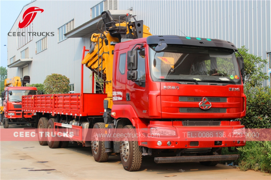 Truk derek boom buku jari 25 T dongfeng