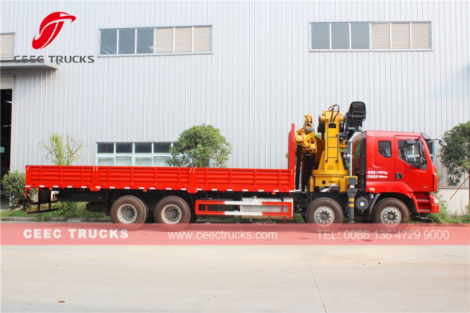 Truk derek boom buku jari 25 T dongfeng