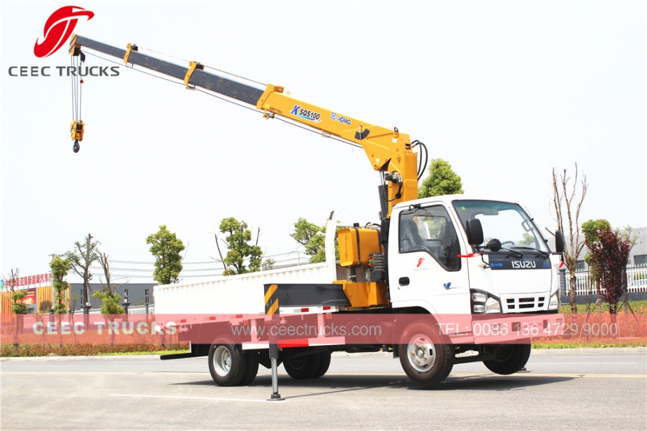 Best ISUZU 4 T truck mounted crane trucks