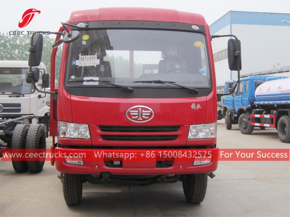 5Ton Truk Tempat Tidur Datar Rendah FAW