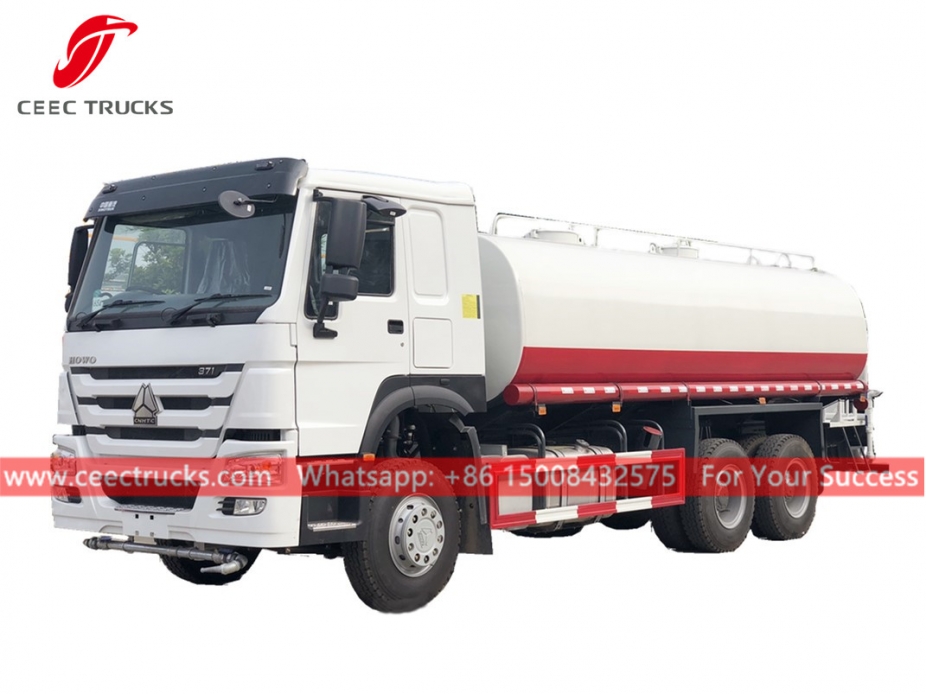 HOWO 20,000 liters water tanker truck for sale