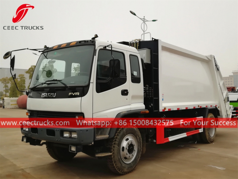 Truk pengumpul sampah 12 CBM ISUZU