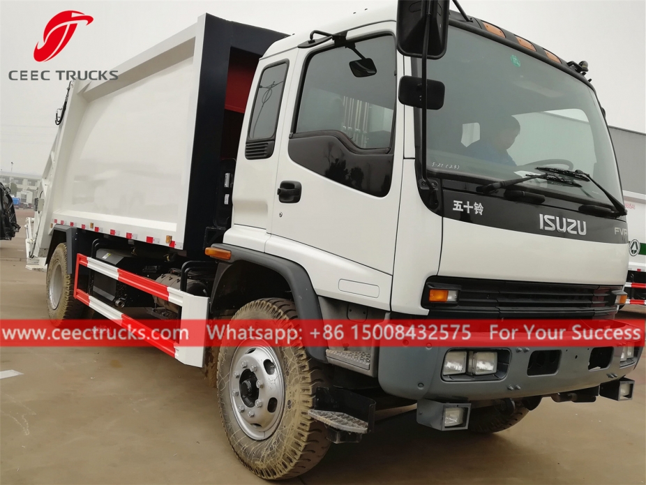 Truk pengumpul sampah 12 CBM ISUZU