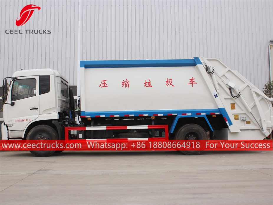 Truk Pemadat Sampah 14CBM Dongfeng