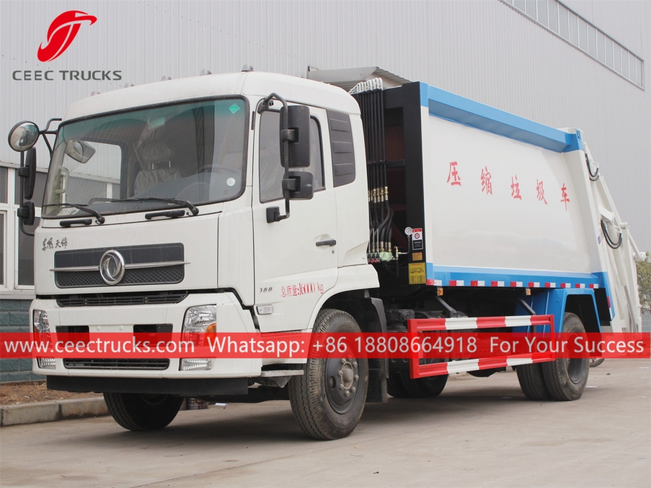 Truk Pemadat Sampah 14CBM Dongfeng
