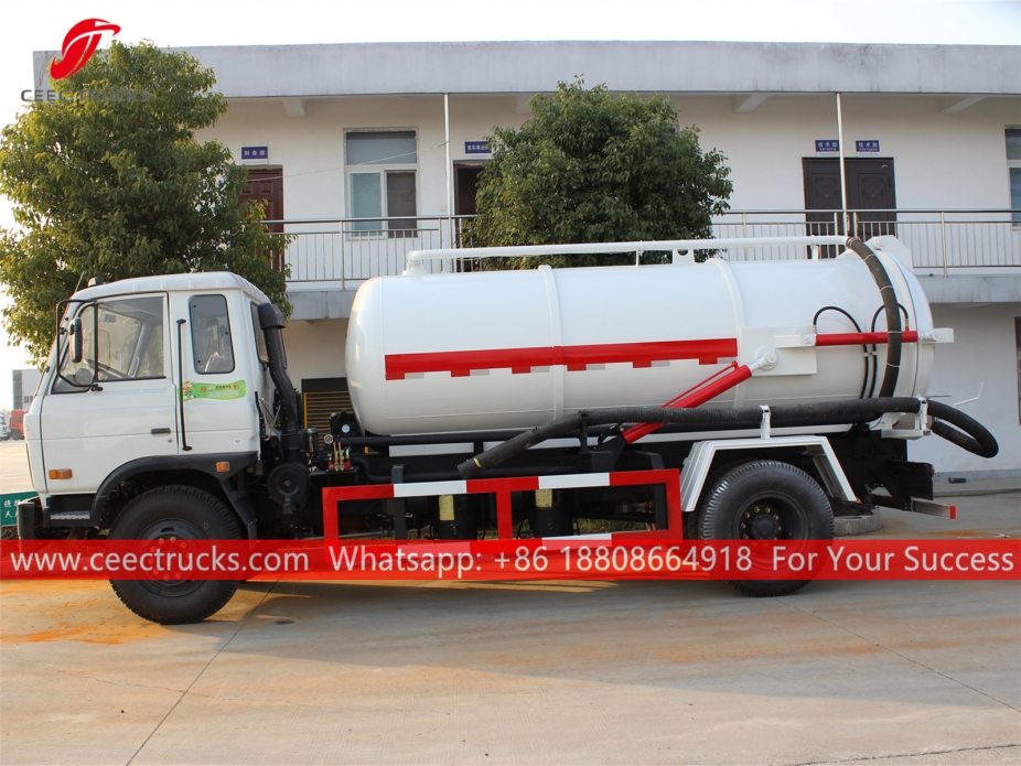 Kapal tanker hisap 10.000 Liter DongFeng