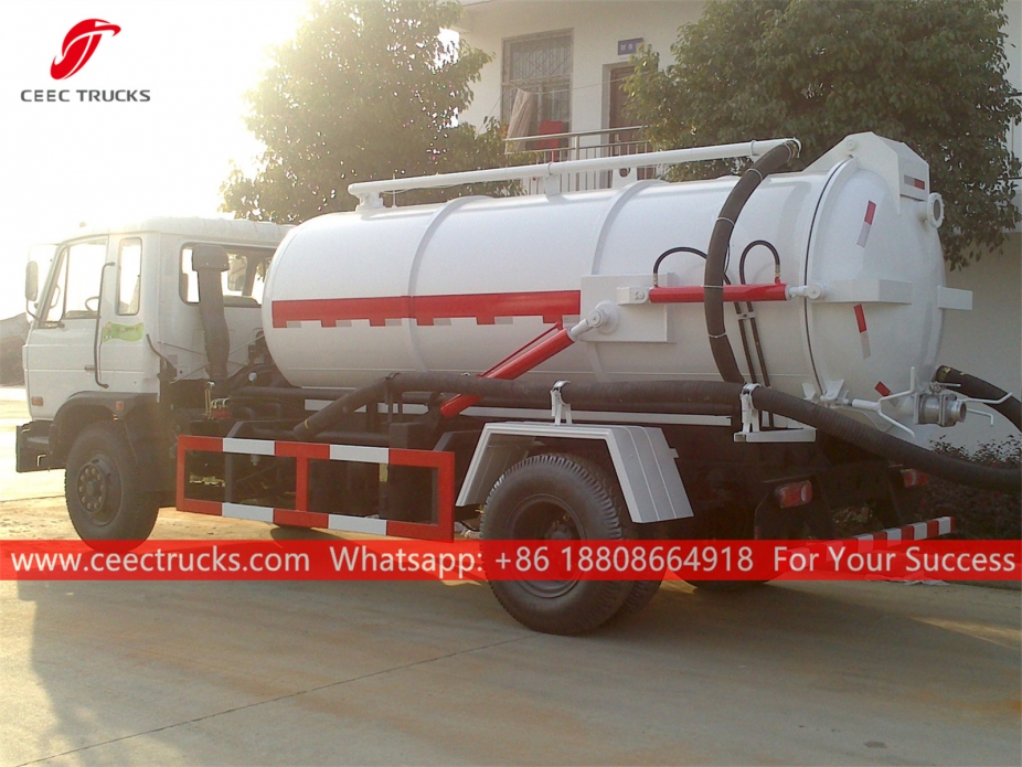 Kapal tanker hisap 10.000 Liter DongFeng