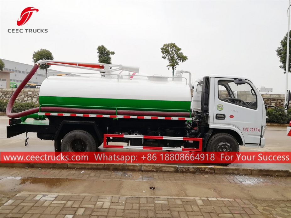 Kapal tanker hisap 4.000 Liter DongFeng