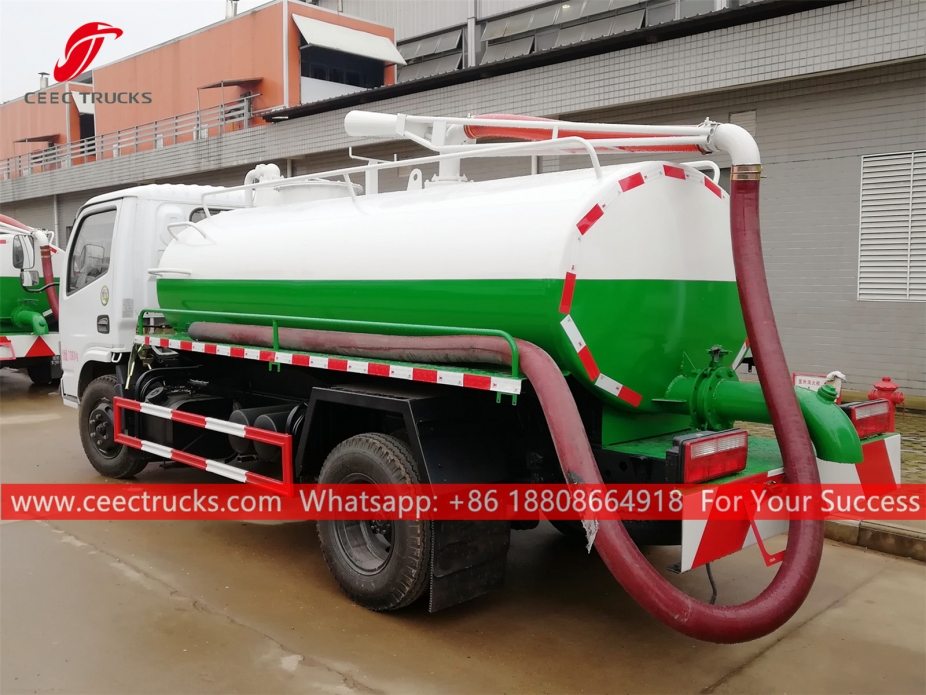 Kapal tanker hisap 4.000 Liter DongFeng