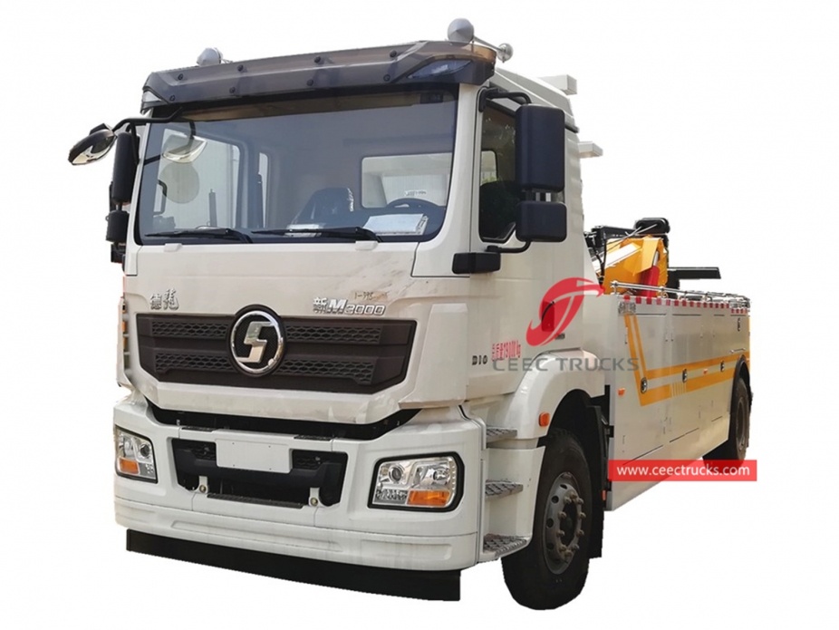 Truk penghancur SHACMAN 12Ton