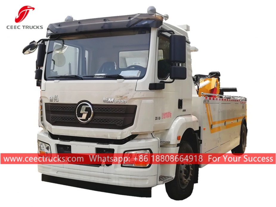 Truk penghancur SHACMAN 12Ton