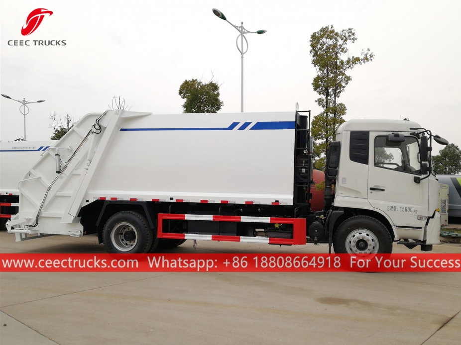 Truk Pemadat Sampah 12CBM Dongfeng