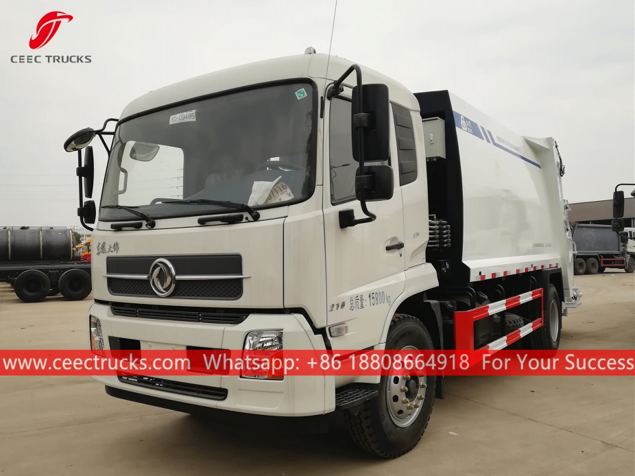 Truk Pemadat Sampah 12CBM Dongfeng