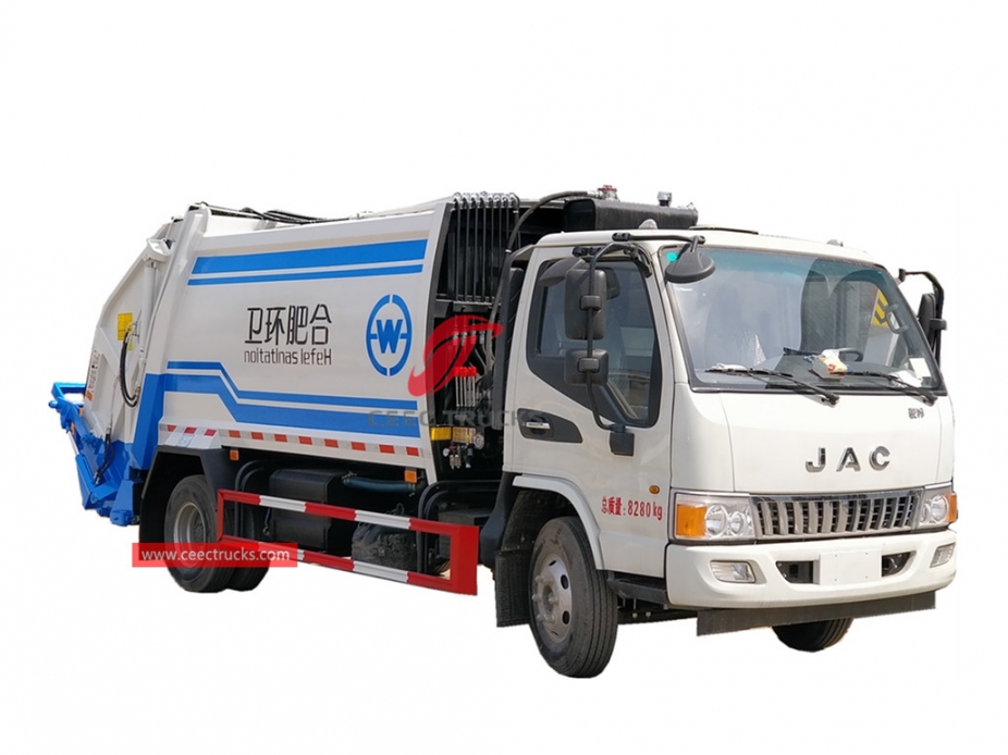 8CBM Garbage Compactor Truck JAC - Truk CEEC