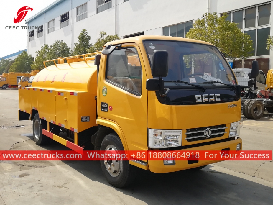 Truk Pengaliran Saluran Pembuangan 4CBM DONGFENG