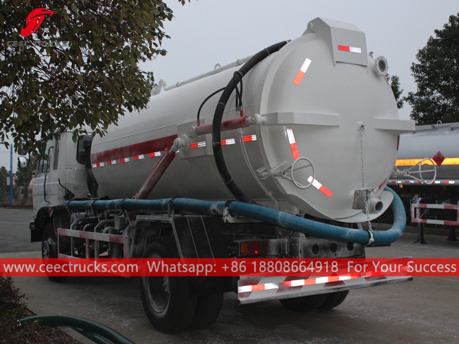 Kapal tanker hisap 10.000 Liter DongFeng