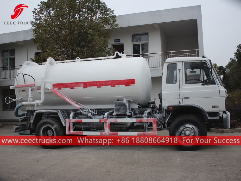 Kapal tanker hisap 10.000 Liter DongFeng