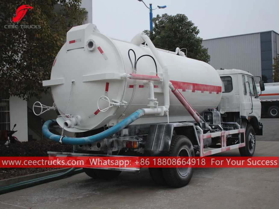 Kapal tanker hisap 10.000 Liter DongFeng