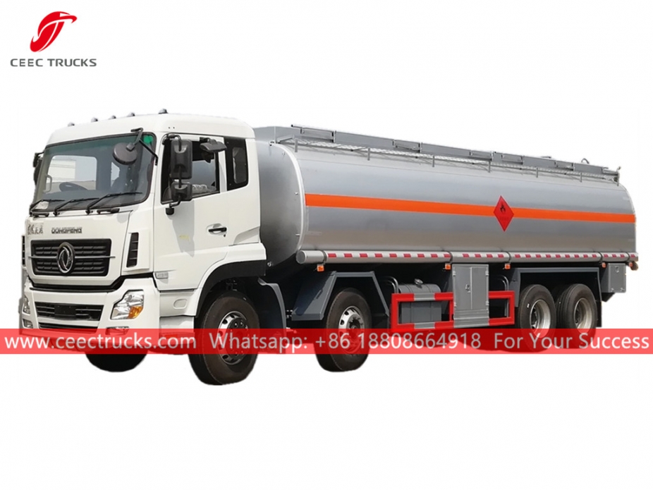 Truk tangki bahan bakar 30CBM RHD DONGFENG