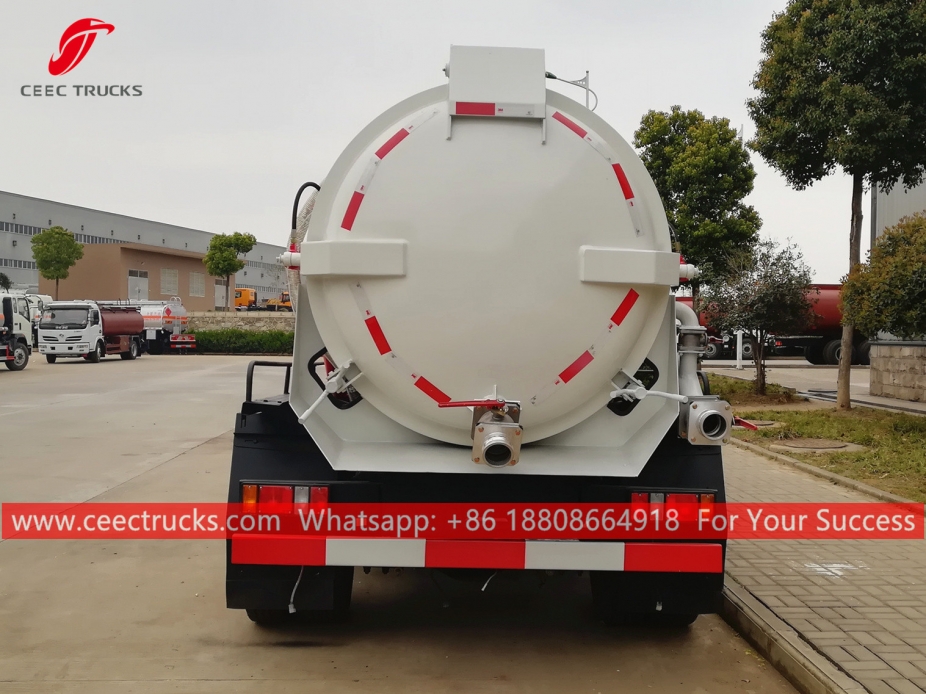 Truk Tanker Penghisap Limbah 8.000 Liter DONGFENG