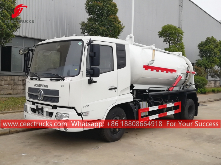 Truk Tanker Penghisap Limbah 8.000 Liter DONGFENG