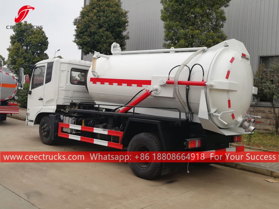 Truk Tanker Penghisap Limbah 8.000 Liter DONGFENG