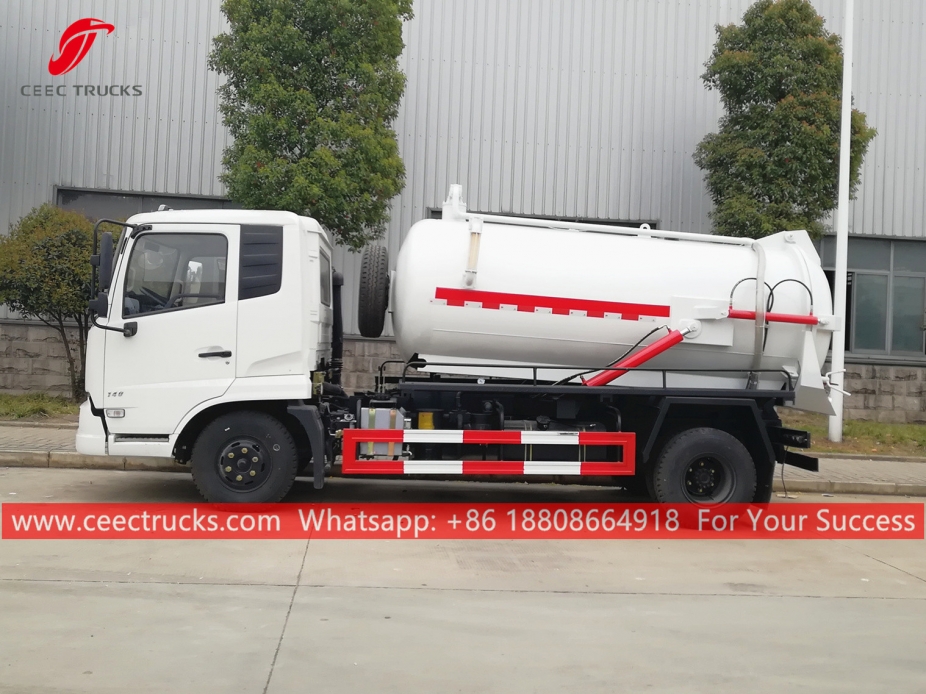 Truk Tanker Penghisap Limbah 8.000 Liter DONGFENG