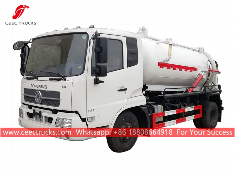 Truk Tanker Penghisap Limbah 8.000 Liter DONGFENG