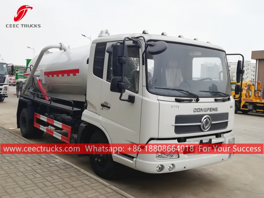 Truk Tanker Penghisap Limbah 8.000 Liter DONGFENG