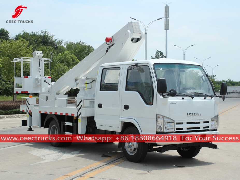 Truk Platform Udara ISUZU 16m