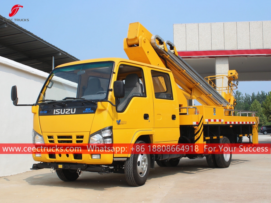 Truk Boom Teleskopik ISUZU 20m