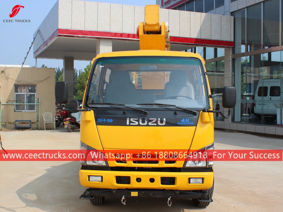 Truk Boom Teleskopik ISUZU 20m