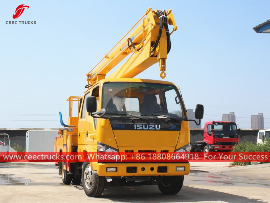 Truk Kerja Platform Udara ISUZU 16m