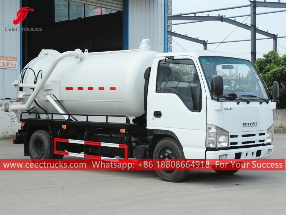 Truk Limbah Vakum 4.000 Liter ISUZU