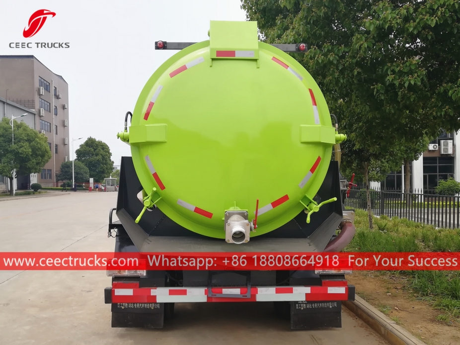 Truk Penghisap Limbah Vakum 8.000 Liter DONGFENG