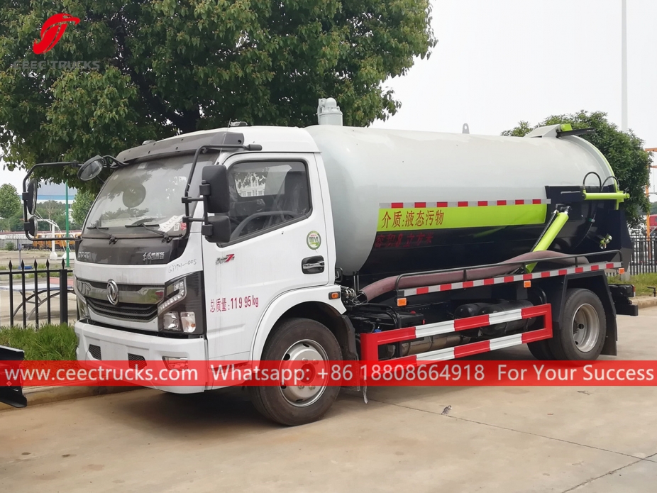 Truk Penghisap Limbah Vakum 8.000 Liter DONGFENG