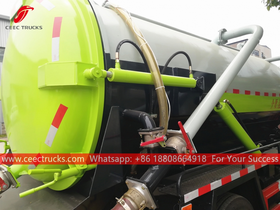 Truk Penghisap Limbah Vakum 8.000 Liter DONGFENG