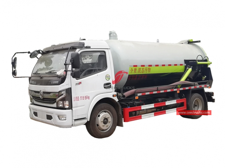 Truk Penghisap Limbah Vakum 8.000 Liter DONGFENG